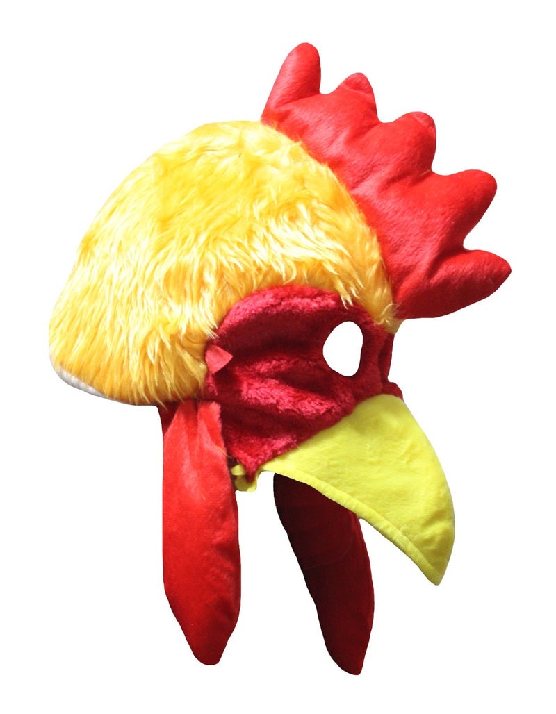 Petitebella Chicken Costume Hat (Orange, One Size) - Image 1